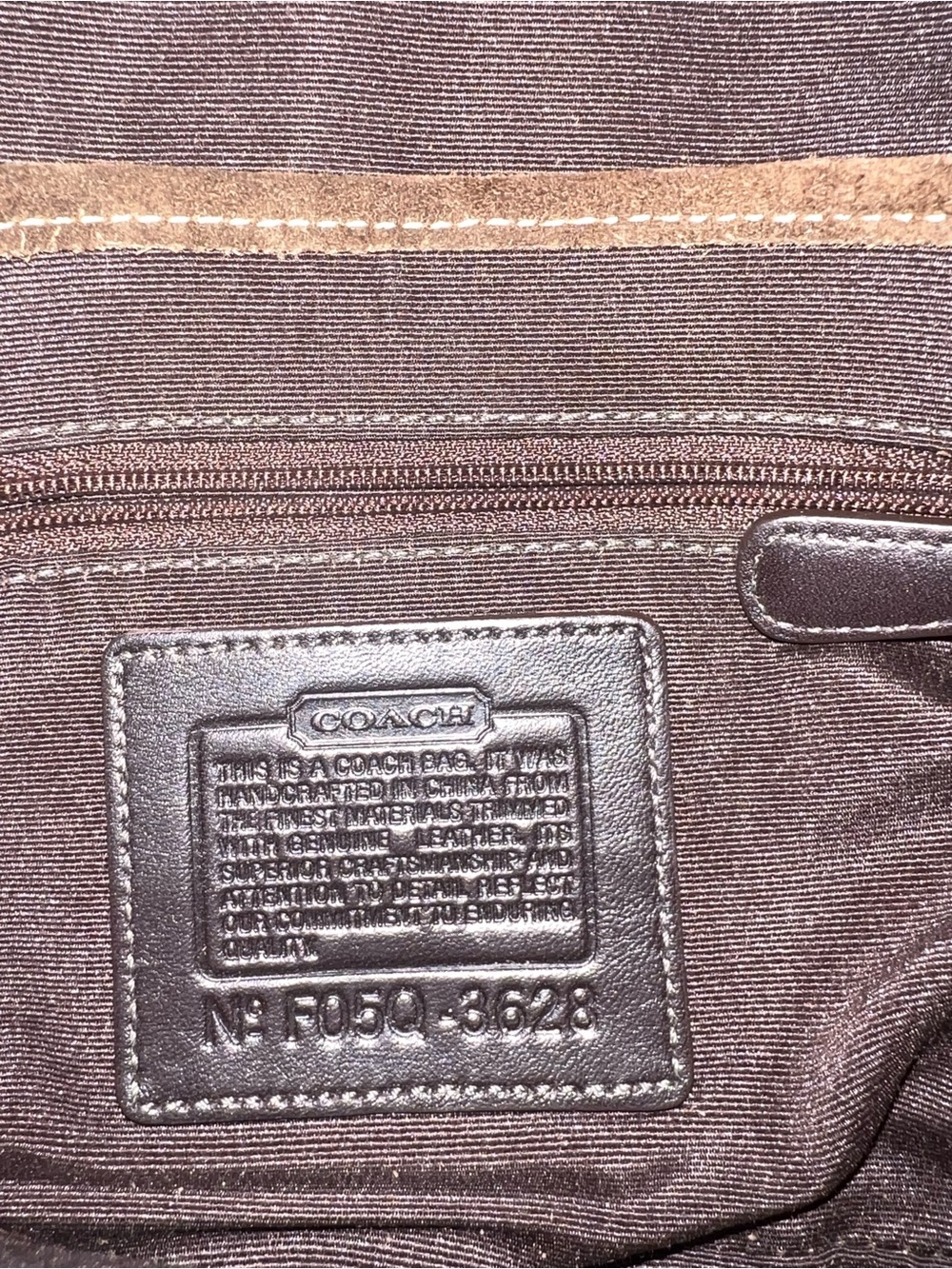 Coach Auth Vintage Y2K SoHo Brown Suede - Picture 7 of 10